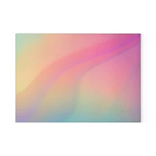 Pastel Hues Glass Cutting Board, Kitchen Decor, Gift for Chefs, Unique Decor 