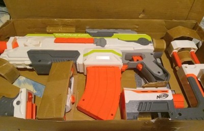 Nerf Modulus Strike Blaster New Open Box Batteries Required 