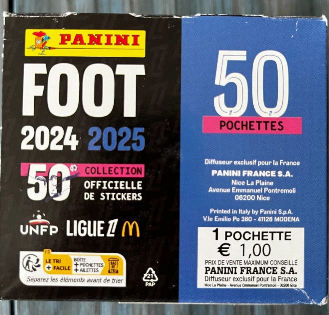 Pochette Pack Panini Foot 2004 Football Neuve Et Fermee D Epoque Rare