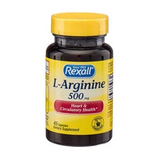 Rexall L-Arginine - 500 mg - 45 Capsules - Ex...