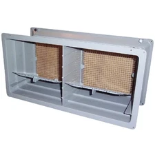 NorWesco DLX 8 In. x 16 In. Plastic Manual Foundation Vent with Damper NorWesco