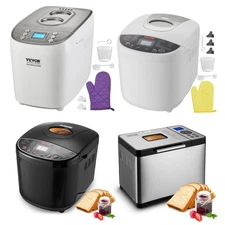 2LB/3LB Bread Maker Automatic Compact Dough Breab Maker Machine Nonstick