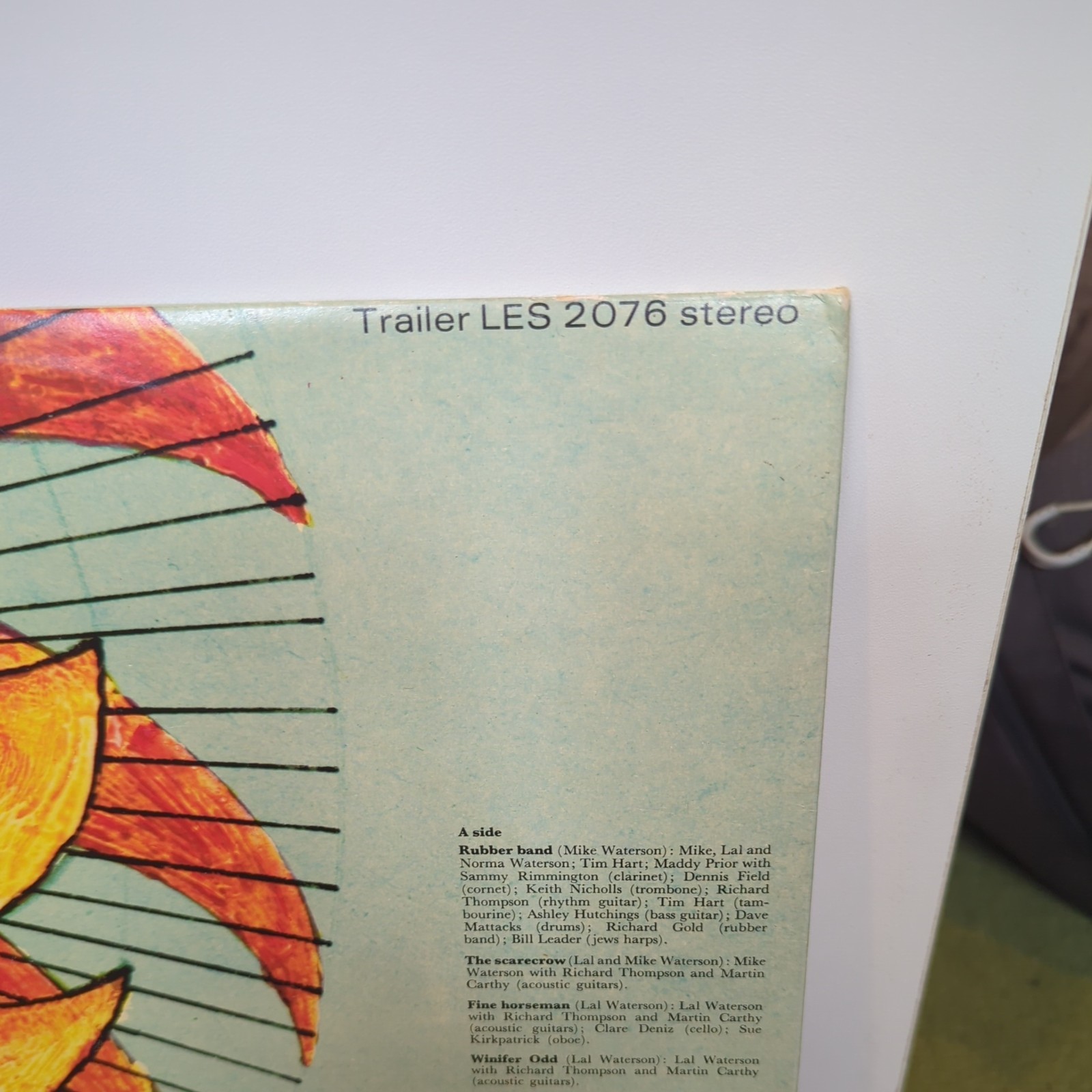 Lal & Mike Waterson ‎Bright Phoebus 1st Press 1972 UK Vinyl  Trailer LES 2076