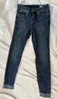 Gently Worn Stretchy High Rise Skinny Fit Cropped Size 2/26 Blue Jeans By CeCe — photo 7