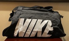 Nike Sport Duffle Gym Bag Black 21" with Shoulder Strap