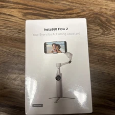 Insta360 - Flow 2 AI Tracker Gimbal Stabilizer for Smartphones - Stone Gray New