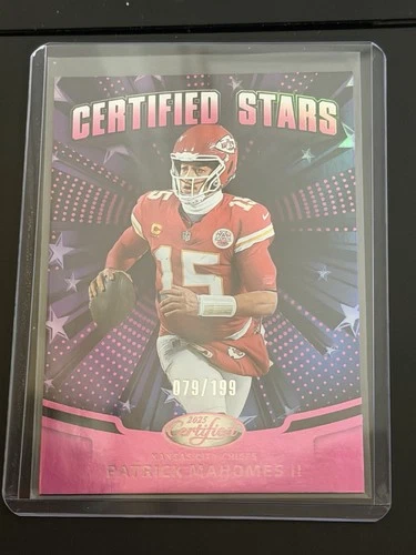 2025 Panini Certified Stars Patrick Mahomes II #CST-PMS Mirror Pink /199