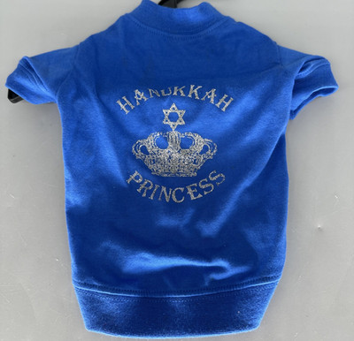 Unbranded blue size XS Hanukkah Princess dog outfit