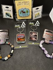 Vintage Tourist Lot Souvenirs Alaska Pens Key...
