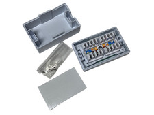 5 x Cat6 Inline IDC Punchdown Cable Lead Coupler Joiner Connection Box White