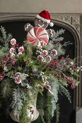 Large Gingerbread Man Christmas Tree Pick by Ragon House  