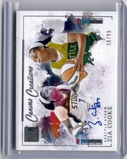 Zia Cooke Canvas Creations #/99 No.CC-ZG - 2025 Panini Impeccable WNBA