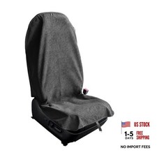 Car Waterproof Towel Front Seats Seat Covers, Washable Seat Protector, Black