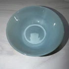 Vtg 1950's FIRE-KING Oven Ware TURQUOISE BLUE Delphite 4.5” Berry/Dessert Bowl