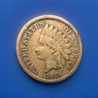 1860 Indian Head Cent Penny. Partial Liberty. Very Fine