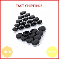 ZEJIA 3 Gram Sample Containers with Lids, 25 Count Tiny Sample Jars, 3ML Makeup