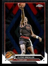 Clyde Drexler 2023-24 Topps Chrome #72 Trail Blazers NBA READ FREE SHIPPING