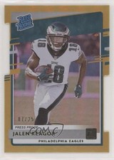 2020 Panini Donruss Rated Rookie Press Proof Gold Die-Cut 7/25 Jalen Reagor t2a