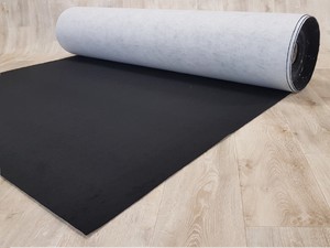 Autoteppich Meterware Dura Comfort Samtvelours Graphit Schwarz 170