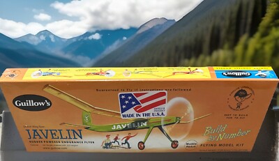 Guillow s Junior Contest JAVELIN Build By Number Flying Scale Model Kit 603 NISP