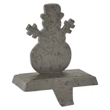 Park Designs Stocking Hanger, Galvanized Snowman (22-854G)