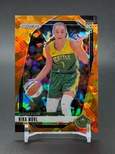 2024 Panini Prizm WNBA Orange Ice #75 NIKA MUHL Seattle Storm RC
