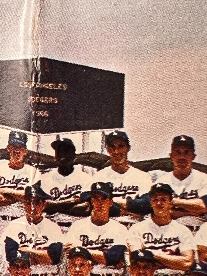 1966 Los Angeles Dodgers Baseball Schedule Security First National Bank - Image 2 of 4