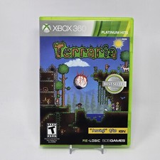 Terraria (Xbox 360) Platinum Hits CIB COMPLETE & TESTED