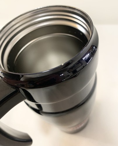 THERMOS King Vacuum Insulated Travel Mug 16 oz Stainless Steel Hot Cold Handle - Picture 13 of 13