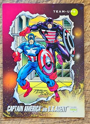 1992 Captain America U.S. Agent #83  Impel Marvel Universe Series 3 Team Ups MCU