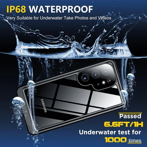 For Samsung Galaxy S21 S22 S23 S24 S25 Ultra FE Waterproof Case Shockproof Cover