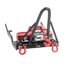 For Axial Capra UTB RC Crawler Car Metal Front Bumper w/ Pull Ring Repair Part