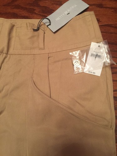 NWT GAP Women's Khaki Dressy Cuffed Pockets Capri Pants Size 2 MSRP $60 - Picture 9 of 15