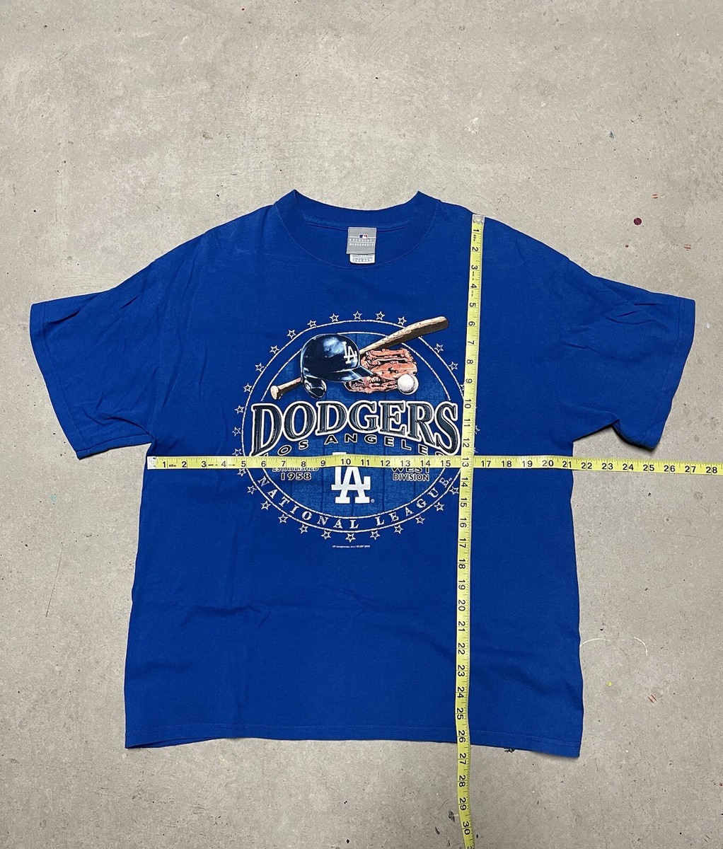 Vintage Los Angeles LA Dodgers Blue Shirt Men L | eBay
