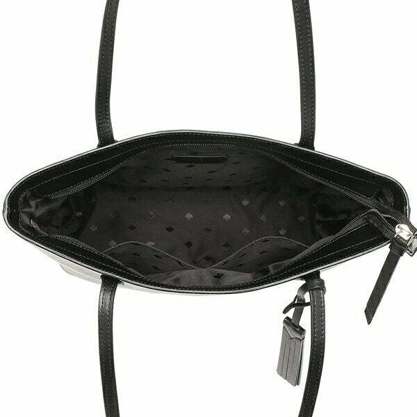 Kate Spade Jana Smooth Black Leather Large Tote WKR00325 NWT