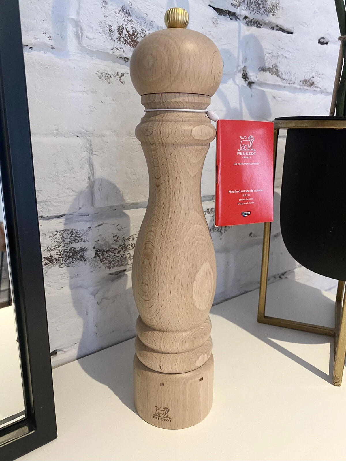NEW Peugeot Paris U Select 12” Salt Mill, Natural Beech Wood, Williams Sonoma