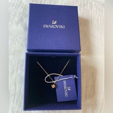 Swarovski Dainty Dice Pendant Necklace New in Box
