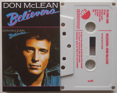 DON McLEAN - BELIEVERS (EMI TCEMC3396) 1981 UK CASSETTE TAPE FOLK ROCK