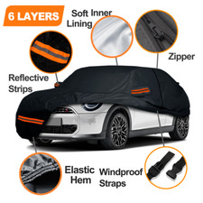 Heavy Duty 6 Layer Custom Car Cover For Mini Cooper 2002-2024 Waterproof Outdoor Heavy Duty 6 Layer Custom Car Cover For Mini Cooper 2002-2024 Waterproof Outdoor