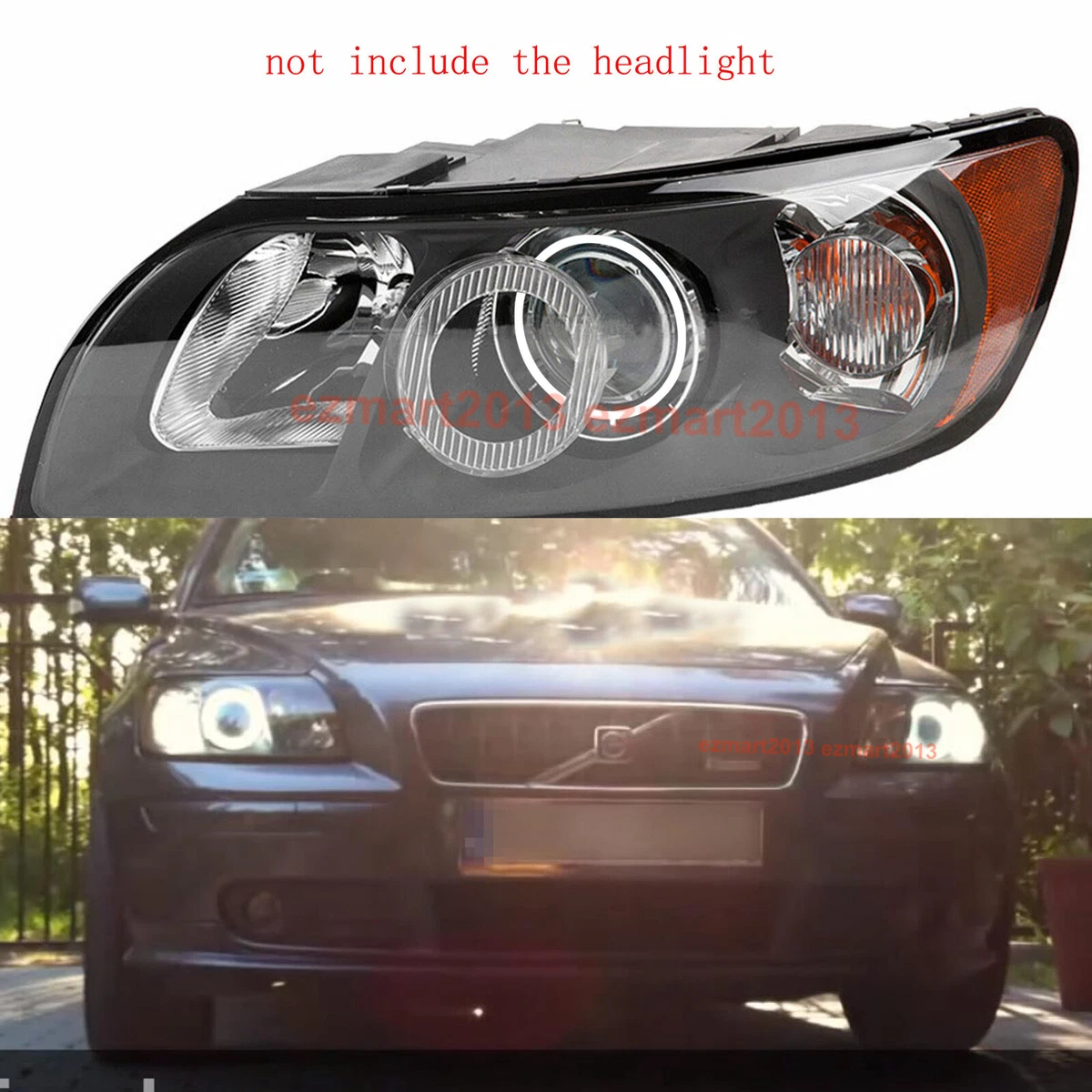 Volvo c30 halo headlights outlet