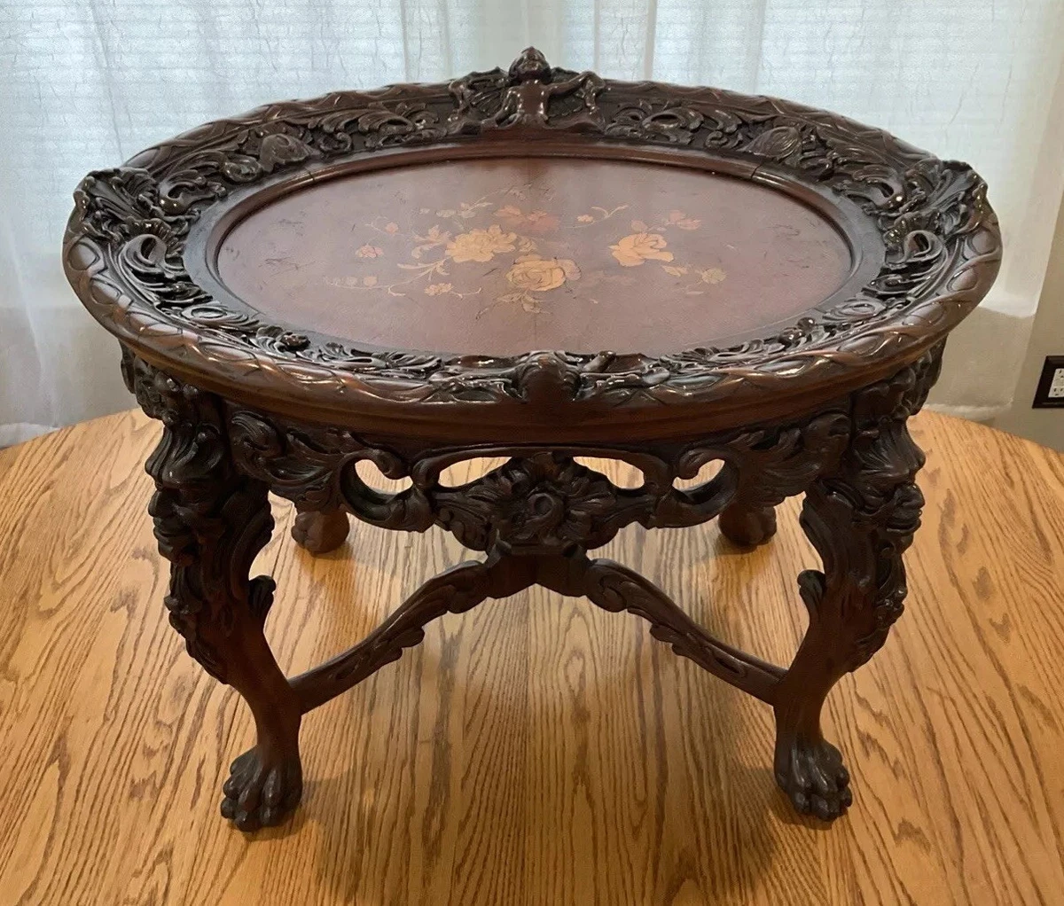 Brown Coffee Table Antique Tables Antique 1850-1899 Time Period