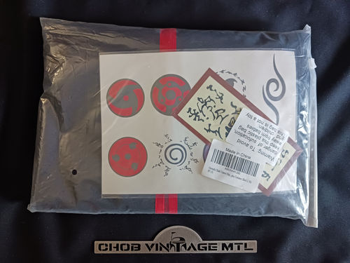 Akatsuki Coat Set, Costume Unisex Ninja Cloak Ninja Long Robe with Headband , XS - Picture 3 of 3