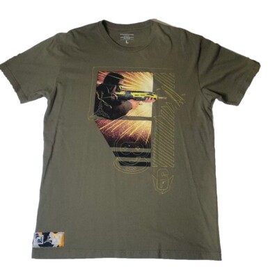 Spacestation Gaming Limited Collection Rainbow Six Zero Short Sleeve Green SizeL