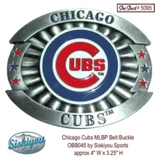 Chicago Cubs MLBP Belt Buckle OBB045 by Siskiyou Sports