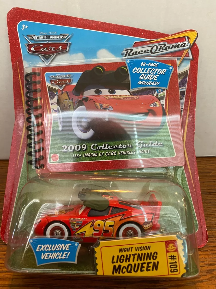 Disney Pixar Cars Race O Rama Exclusive Night Vision Lightning McQueen #109  READ