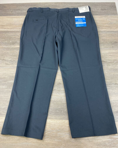 Haggar Men's Iron Free Premium Khaki Classic Fit Flat Front Pants 42x32 New