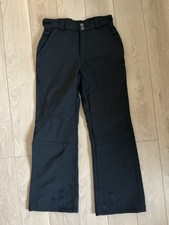 CB Sports Women's Ski Pants Size S Black Snow Pants Adjustable Waist Zip Pockets