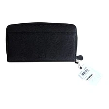 MUNDI Black Leather Wallet