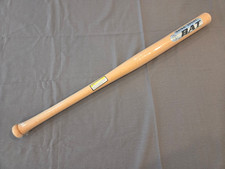 Maple Wood Baseball Bat 33in 30oz. GRITTY Matte Black / Natural. Cupped End -3