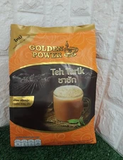 Favored Golden Power Teh Tarik 3 in 1 Instant Milk Tea 25 gram x 20 sachets